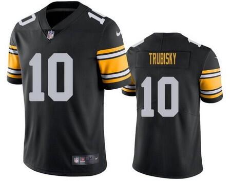 Youth Pittsburgh Steelers #10 Mitchell Trubisk Black Vapor Untouchable Limited Stitched Jersey Youth Pittsburgh Steelers #10 Mitchell Trubisk Black Vapor Untouchable Limited Stitched Jersey